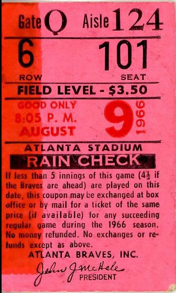 admission ticket